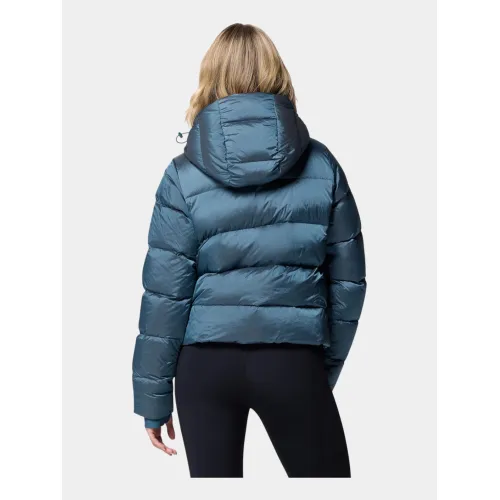 Columbia Amaze Puff Hooded Jacket Női Utcai Kabát 429-Everblue