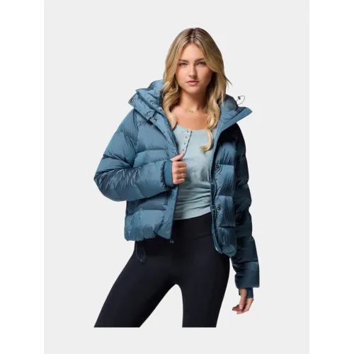 Columbia Amaze Puff Hooded Jacket Női Utcai Kabát 429-Everblue