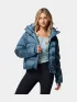 Columbia Amaze Puff Hooded Jacket Női Utcai Kabát 429-Everblue