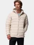Columbia Drift Peak Stretch Down Hooded Jacket Férfi Utcai Kabát 278-Dark Stone