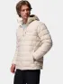 Columbia Drift Peak Stretch Down Hooded Jacket Férfi Utcai Kabát 278-Dark Stone