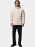 Columbia Drift Peak Stretch Down Hooded Jacket Férfi Utcai Kabát 278-Dark Stone