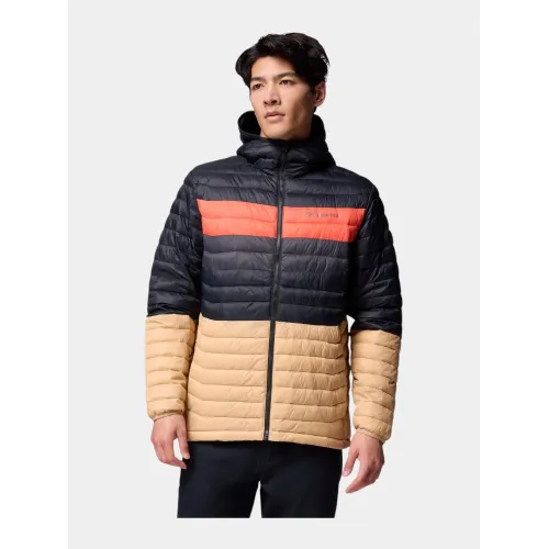 Columbia Powder Pass Hooded Jacket Férfi Utcai Kabát 262-Canoe
