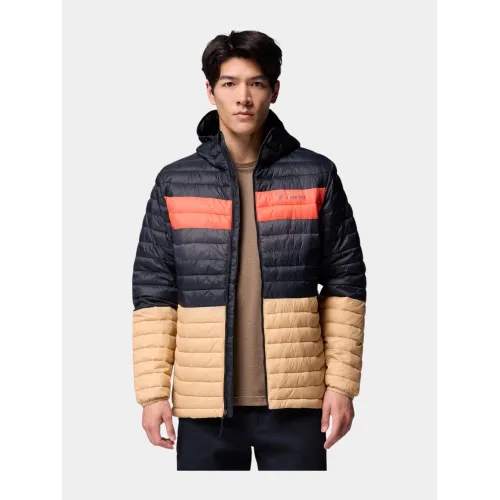 Columbia Powder Pass Hooded Jacket Férfi Utcai Kabát 262-Canoe
