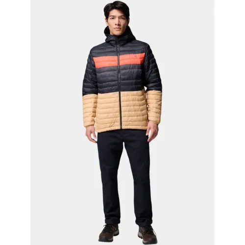 Columbia Powder Pass Hooded Jacket Férfi Utcai Kabát 262-Canoe
