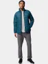 Columbia Powder Pass Hybrid Jacket Férfi Utcai Kabát 429-Everblue
