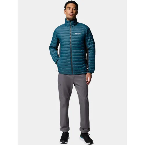 Columbia Powder Pass Hybrid Jacket Férfi Utcai Kabát 429-Everblue