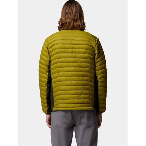 Columbia Powder Pass Hybrid Jacket Férfi Utcai Kabát 379-Mossy Green