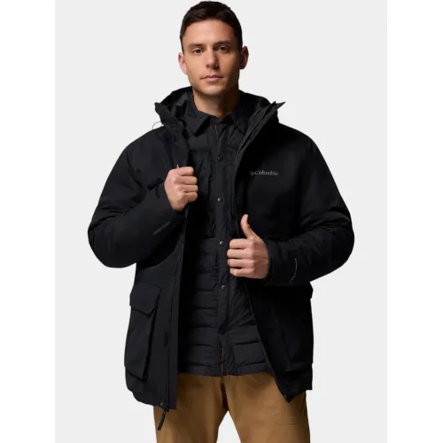 Columbia Landroamer Shirt Jacket Interchange Férfi Utcai Kabát 010-Black
