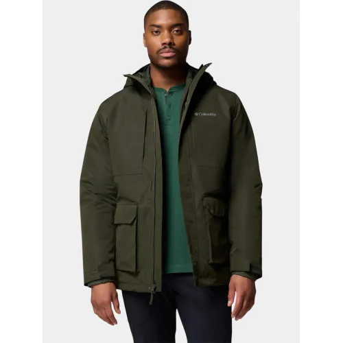 Columbia Landroamer Shirt Jacket Interchange Férfi Utcai Kabát 366-Greenscape