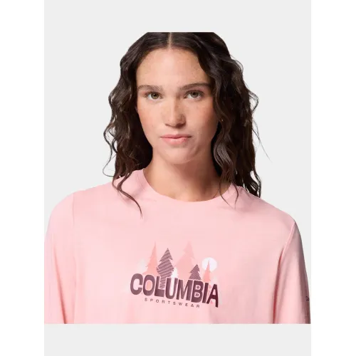 Columbia Ruby Springs Graphic Long Sleeve Tee Columbia Ruby Springs Graphic Long Sleeve Tee Női Hosszú ujjú póló 669-Pink Sand
