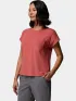 Columbia Daniela Falls Short Sleeve Shirt Női Póló 643-Washed Red