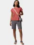 Columbia Daniela Falls Short Sleeve Shirt Női Póló 643-Washed Red