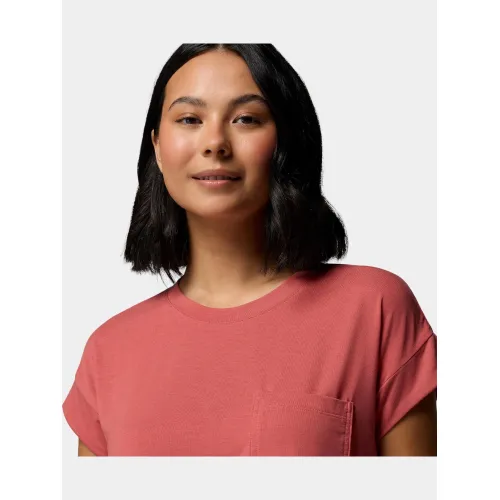 Columbia Daniela Falls Short Sleeve Shirt Női Póló 643-Washed Red