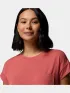 Columbia Daniela Falls Short Sleeve Shirt Női Póló 643-Washed Red