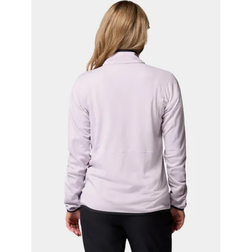 Columbia Essential Hike Grid Fleece Full Zip Női Polár, Softshell, Középréteg 551-Lavender Pearl
