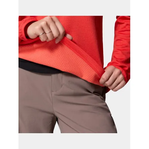 Columbia Essential Hike Grid Fleece Half Zip Női Polár, Softshell, Középréteg 606-Poppy Red