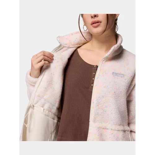 Columbia Stellar Path Fleece Full Zip Női Polár, Softshell, Középréteg 125-Sea Salt