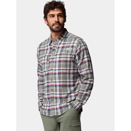 Columbia Wild Cast Flannel Shirt Férfi Ing 316-Cypress