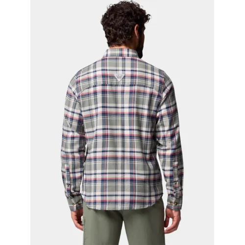 Columbia Wild Cast Flannel Shirt Férfi Ing 316-Cypress