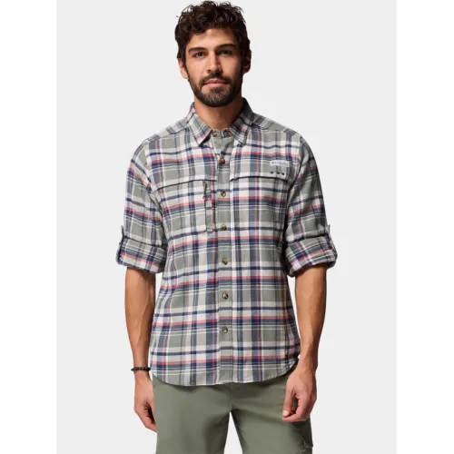 Columbia Wild Cast Flannel Shirt Férfi Ing 316-Cypress