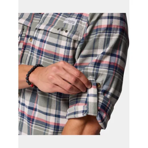 Columbia Wild Cast Flannel Shirt Férfi Ing 316-Cypress