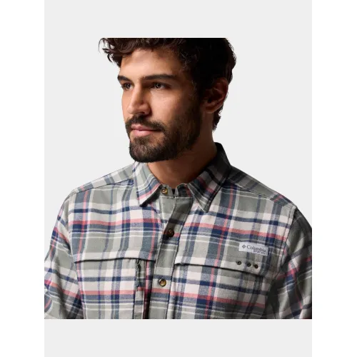 Columbia Wild Cast Flannel Shirt Férfi Ing 316-Cypress