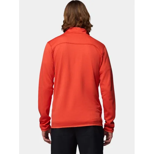 Columbia Essential Hike Grid Fleece Full Zip Férfi Polár, Softshell, Középréteg 845-Super Sonic