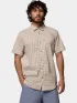 Columbia Harbor Peak Short Sleeve Shirt Férfi Ing 270-Dark Stone