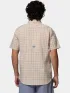 Columbia Harbor Peak Short Sleeve Shirt Férfi Ing 270-Dark Stone
