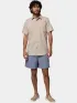 Columbia Harbor Peak Short Sleeve Shirt Férfi Ing 270-Dark Stone