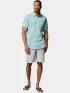 Columbia Harbor Peak Short Sleeve Shirt Férfi Ing 482-Marine Light