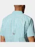 Columbia Harbor Peak Short Sleeve Shirt Férfi Ing 482-Marine Light