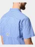 Columbia Harbor Peak Short Sleeve Shirt Férfi Ing 487-Vivid Blue Gingham