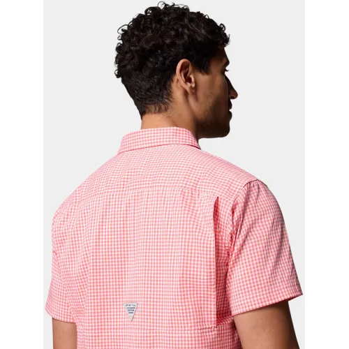 Columbia Harbor Peak Short Sleeve Shirt Férfi Ing 853-Melonade