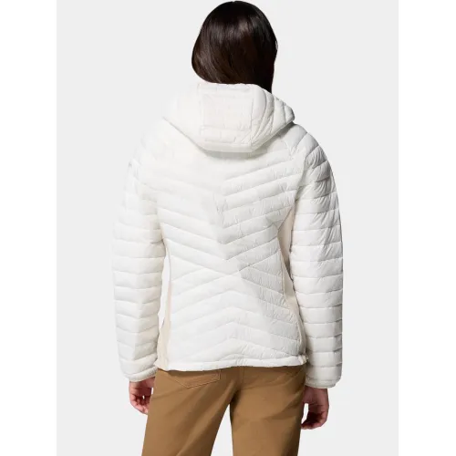 Columbia Powder Pass III Hybrid Hooded Jacket Női Utcai Kabát 125-Sea Salt