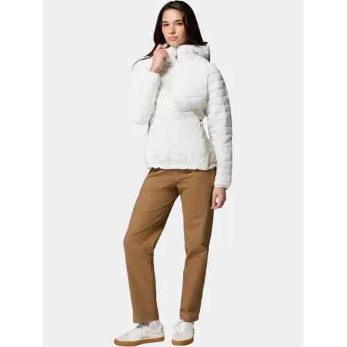 Columbia Powder Pass III Hybrid Hooded Jacket Női Utcai Kabát 125-Sea Salt