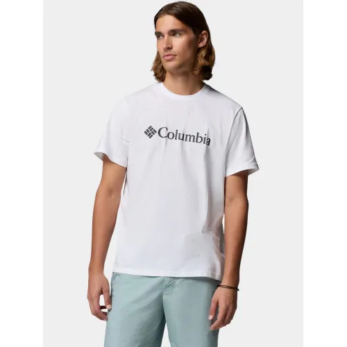 Columbia CSC Basic Logo Tee Férfi Póló 100-White