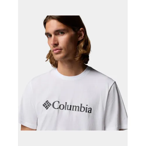 Columbia CSC Basic Logo Tee Férfi Póló 100-White