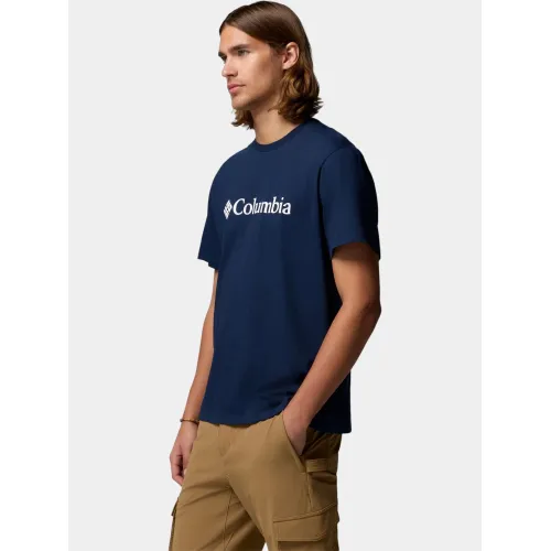 Columbia CSC Basic Logo Tee Férfi Póló 464-Collegiate Navy