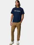 Columbia CSC Basic Logo Tee Férfi Póló 464-Collegiate Navy