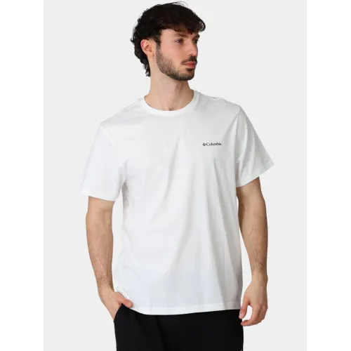 Columbia CSC Outdoor Back Graphic Tee Férfi Póló 101-White