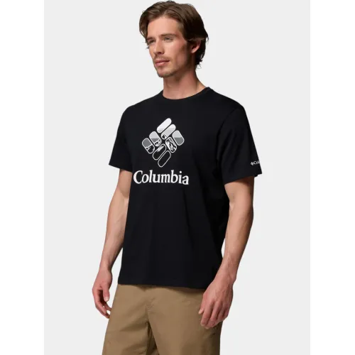 Columbia CSC Seasonal Graphic Tee Férfi Póló 011-Black