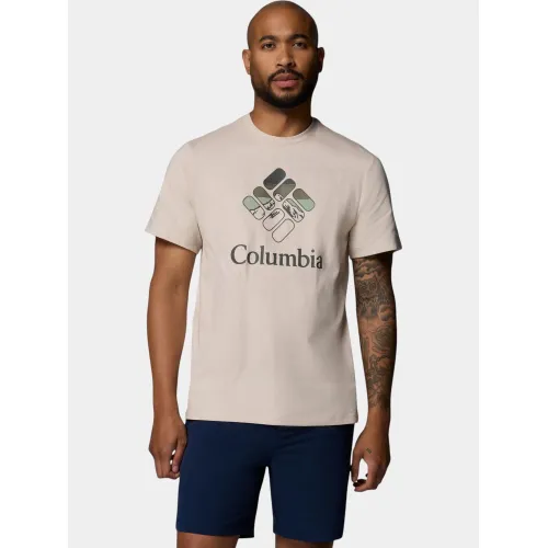 Columbia CSC Seasonal Graphic Tee Férfi Póló 278-Dark Stone