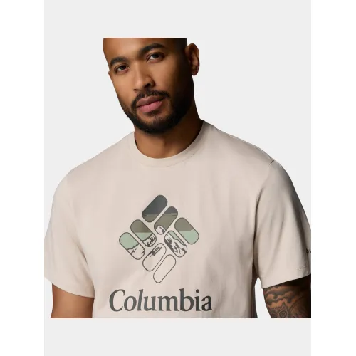 Columbia CSC Seasonal Graphic Tee Férfi Póló 278-Dark Stone