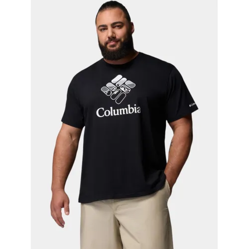 Columbia CSC Seasonal Graphic Tee Férfi Póló 011-Black