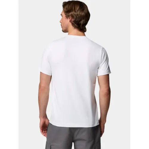 Columbia Parsons Point Short Sleeve Logo Tee Férfi Póló 100-White