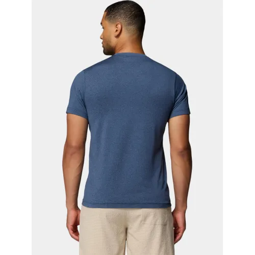 Columbia Parsons Point Short Sleeve Logo Tee Férfi Póló 464-Collegiate Navy