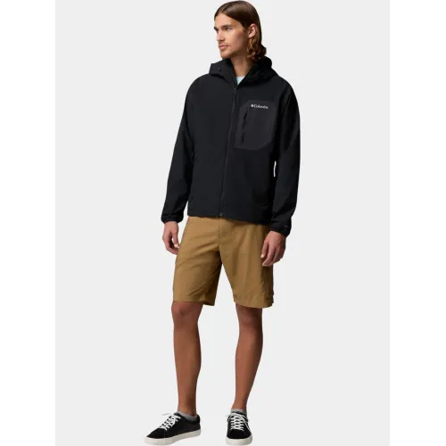Columbia Tall Heights III Hooded Softshell Férfi Polár, Softshell, Középréteg 010-Black