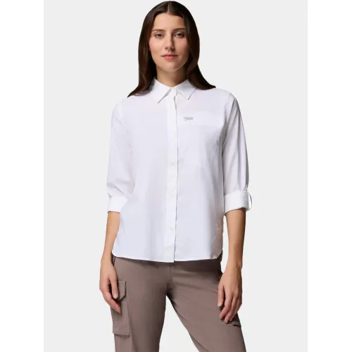 Columbia Silver Ridge Utility II Long Sleeve Shirt Női Ing, Blúz 100-White